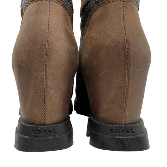 Sorel Hidden Wedge Ankle Boots Women Size 6 Waterproof Joan of Arctic III Lexie - Picture 6 of 9